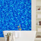 Shining Water with Undulations Shining Water Ripples Wallpaper Mural for the Decoration of Bathrooms