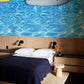 pool water blue fresh wall mural decor for bedroom 