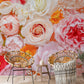 Wallpaper Mural with Springtime Color Flowers for the Living Room