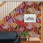 Colorful Abstract Geometric Mural Wallpaper