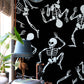 Skeleton Art Pattern Custom Wallpaper Interior Decoration