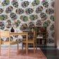 Colourful Skeleton Pattern Wallpaper Home Interior Decoration