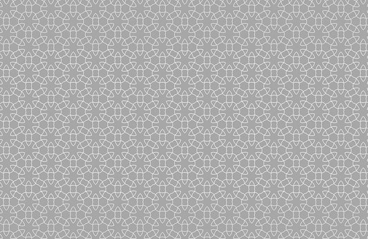 Wallpaper mural with a densely packed pattern that is suitable for use as home decor.