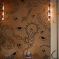 Snakes & Eyes Witchy Wall Mural for living Room