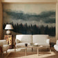 Wall Decals for Living Room with Snowy Forest Background