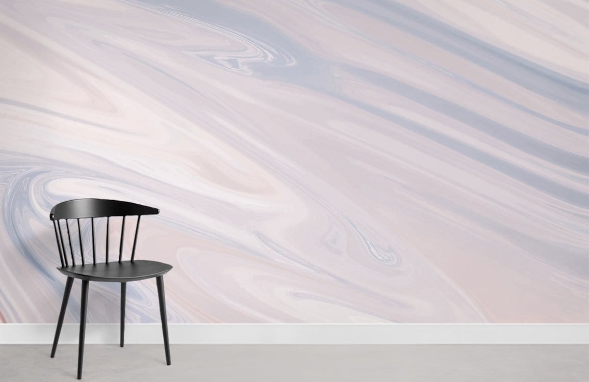 Wallpaper mural with a soft pink marble pattern, perfect for decorating your home.