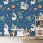 Space Alpaca Wallpaper Mural