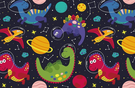 Space Dinosaur Wallpaper Mural