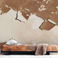 spliced industrial wall mural for room decoration idea