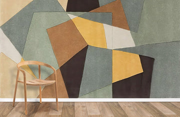 Abstrakte geometrische Formen moderne Wandtapete