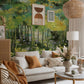 Oil painting Spring Forest Wallpaper Mural for living Room