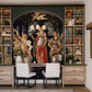 famous painting wallpaper mural study room decoration