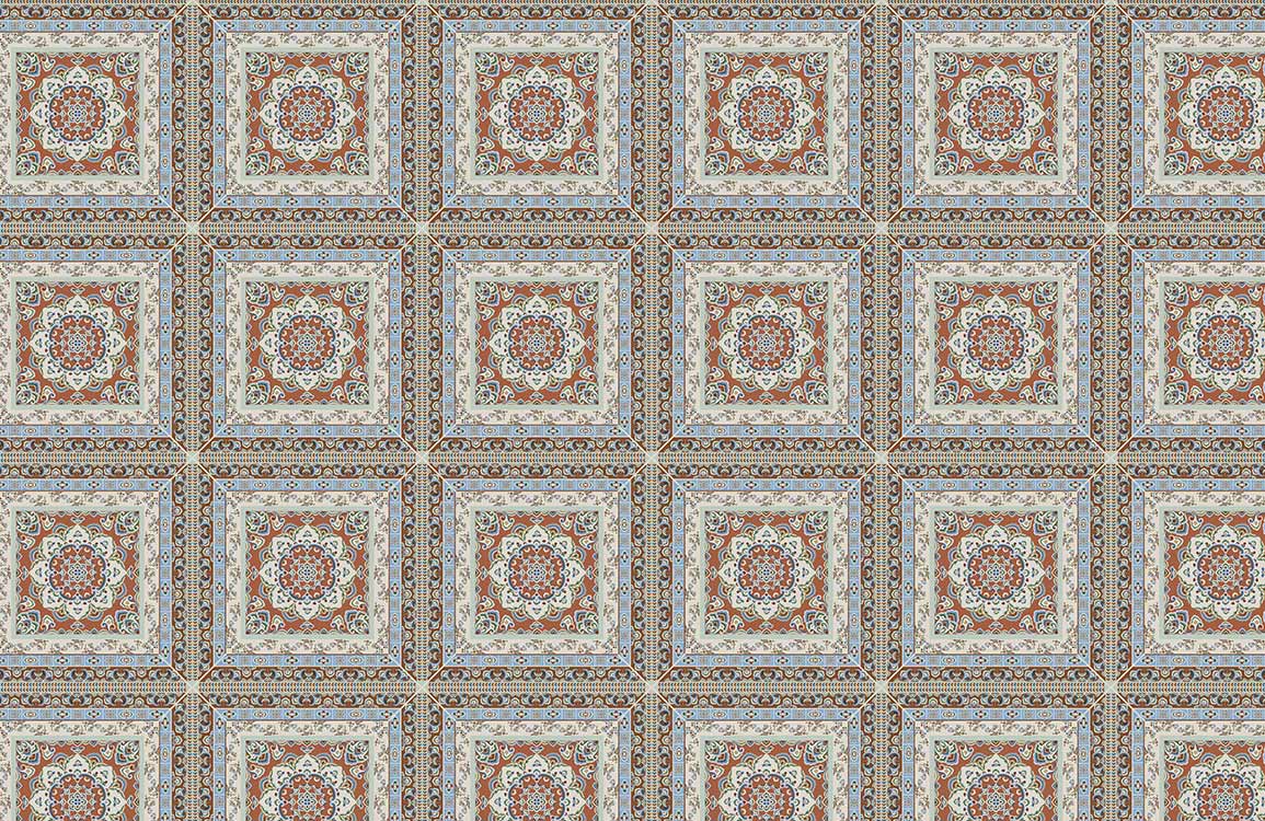 Square Patterns Custom Wallpaper Mural 