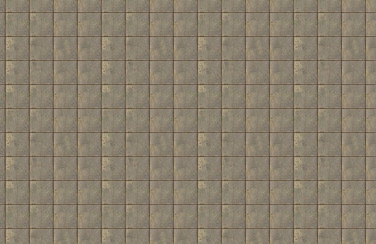 Modern Beige Geometric Grid Mural Wallpaper