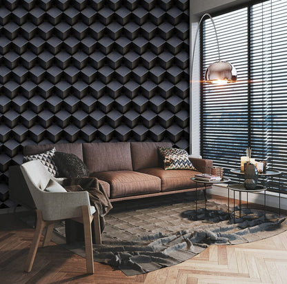 wallpaper in the style of a living room