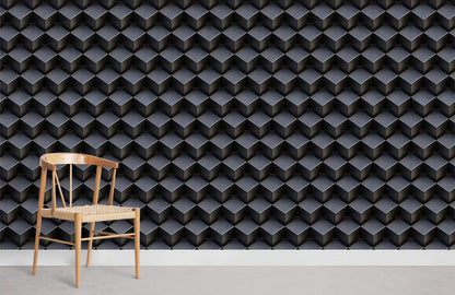 an original square metal wallpaper pattern