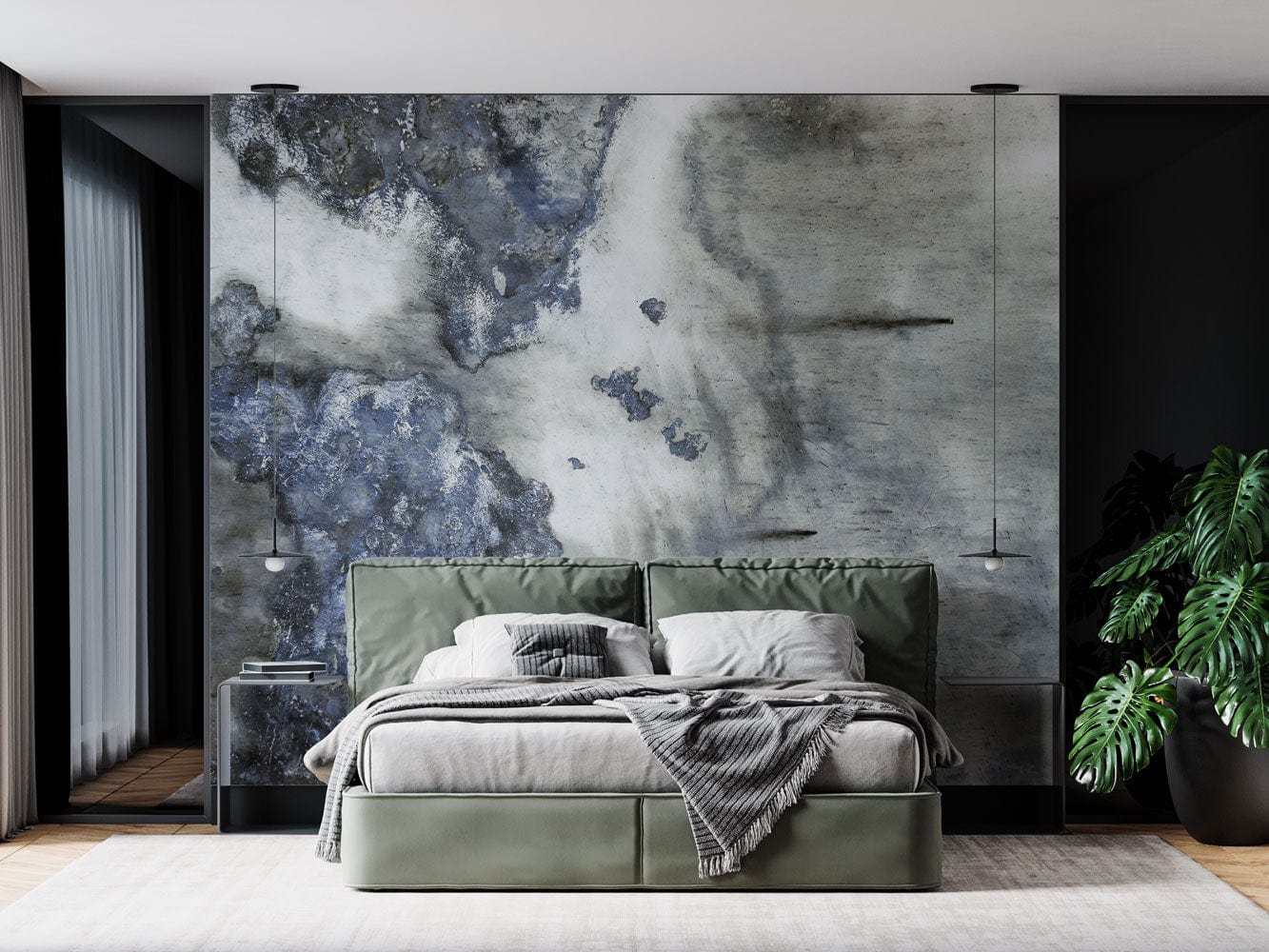 abstract wallpaper mural bedroom decoration design