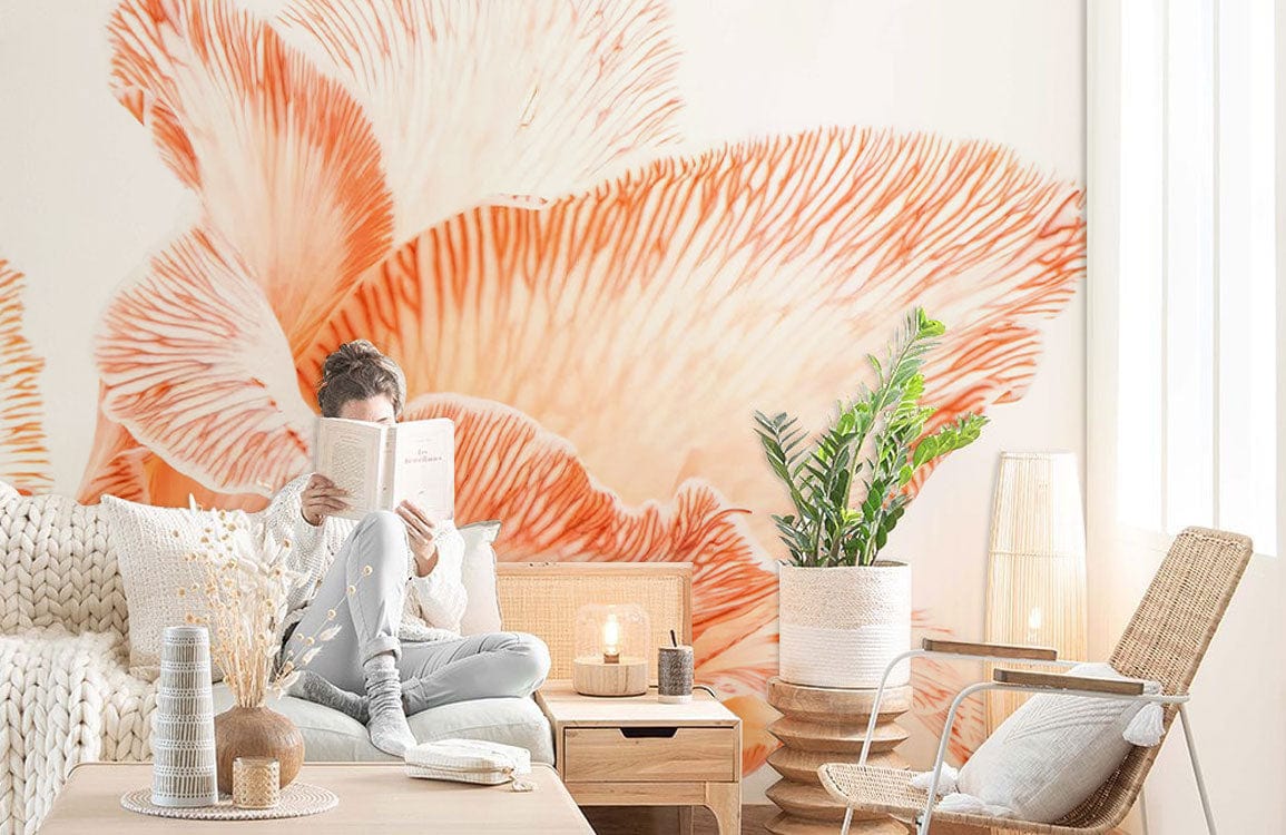 3d visual flower wallpaper mural bedroom decor