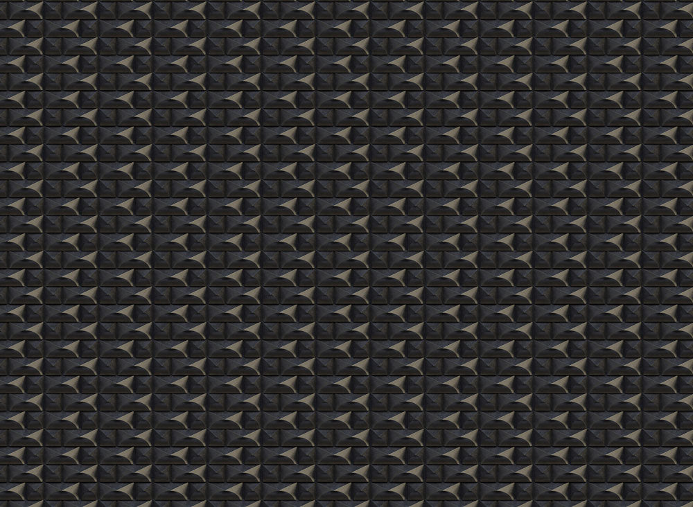 Geometric Black Modern Bedroom Mural Wallpaper