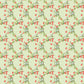 Vintage Floral Patterned Green Mural Wallpaper