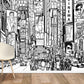 street in New York city wallpaper fo room