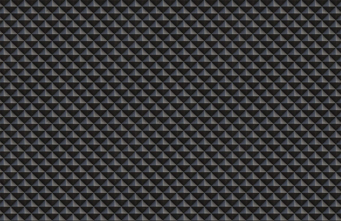Geometric Black Stereo Triangle 3D Wall Mural