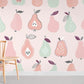 colorful pears Fruit Wallpaper Mural for Room decor