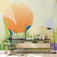 Vitality Plant Wallpaper Mural for Use as Decoration in the Living Room
