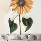 Sunflower Wall Mural Art Design For Restaurant