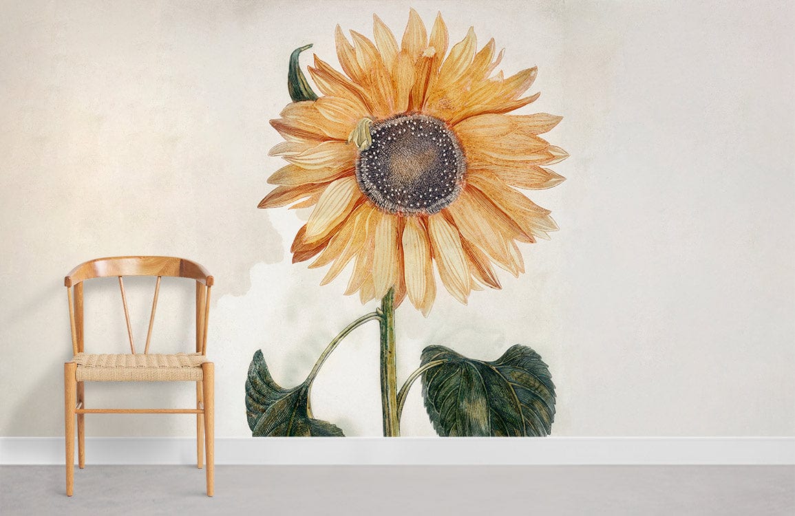 Sunflower Wall Mural For Room