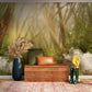 3D forest landscape wallpaper mural with a visual effect