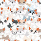 cute suprising fox cartoon wallpaper mural customized for room decor