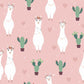 Wallpaper mural with cute sheep designed for use in a child's room