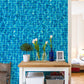 Wallpaper mural featuring swimming pool ripples, perfect for use in the hallway.