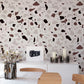 Wallpaper with a Terrazzo Pattern for the Dining Room