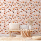 Wallpaper Mural with Terrazzo Slices and Marble for the Hallway Decoration