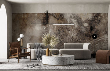 Abstract Industrial Grunge Mural Wallpaper