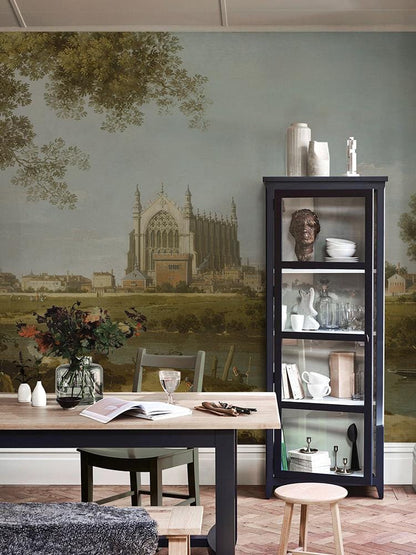 Wallpaper mural featuring the Chapel of Eton College for use in decorating bedrooms