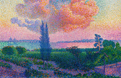 The Pink Cloud Custom Painting Wallpaper