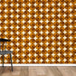 dark orange circle pattern wallpaper for home