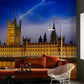 famous london citymark in evening wallpaper decoration art