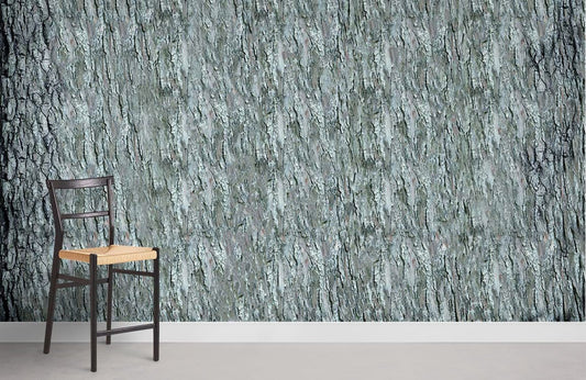 Rustic Textured Tree Bark Mural Wallpaper