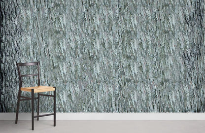 Rustic Textured Tree Bark Mural Wallpaper