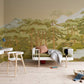 Sketch Jungle Landscape Wallpaper For Nursery Room