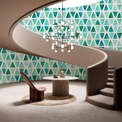 Triangular Tile Wallpaper Home Decor