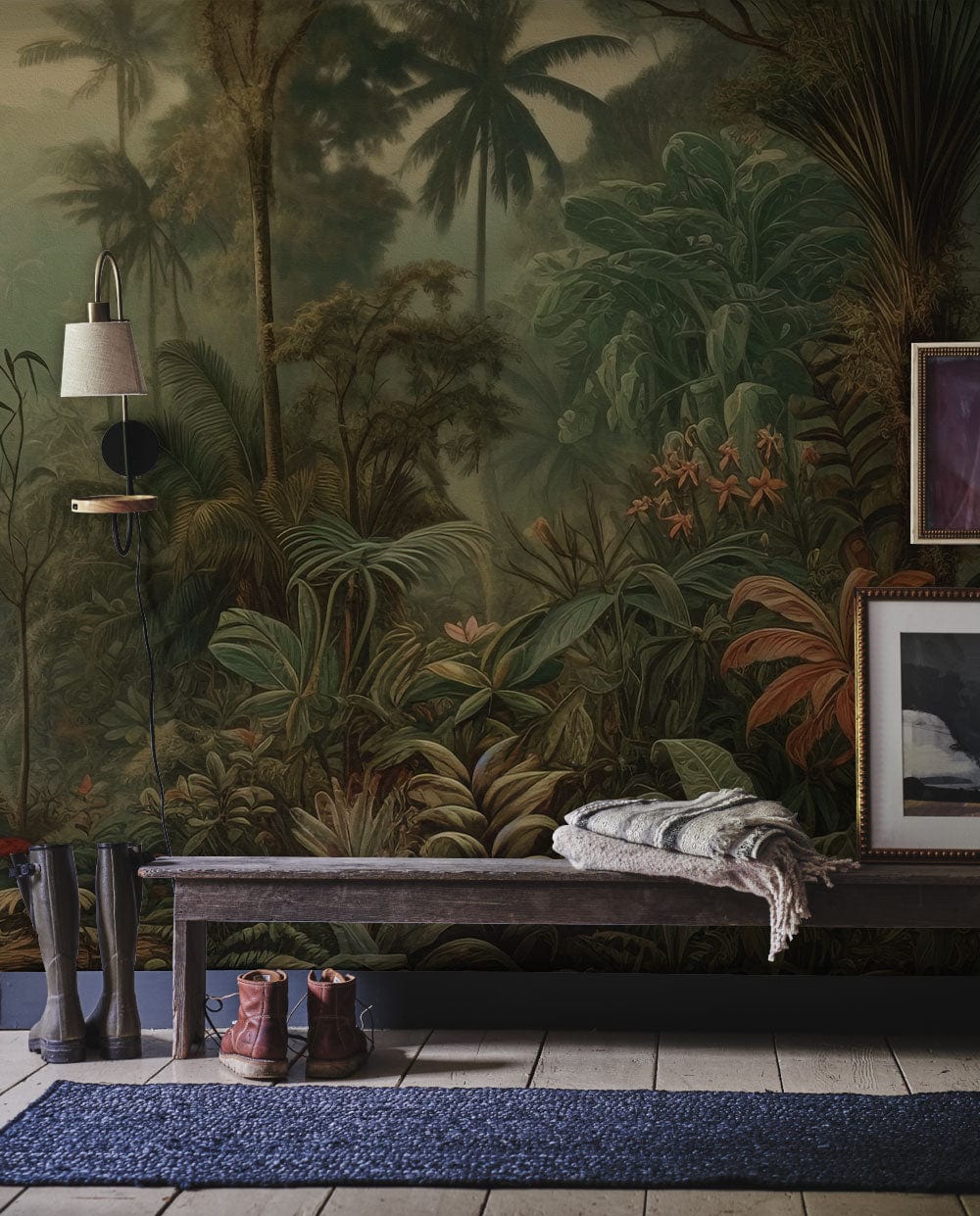 tropical jungle wallpaper mural for wall decor