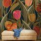 colorful tulips wallpaper murla for living room