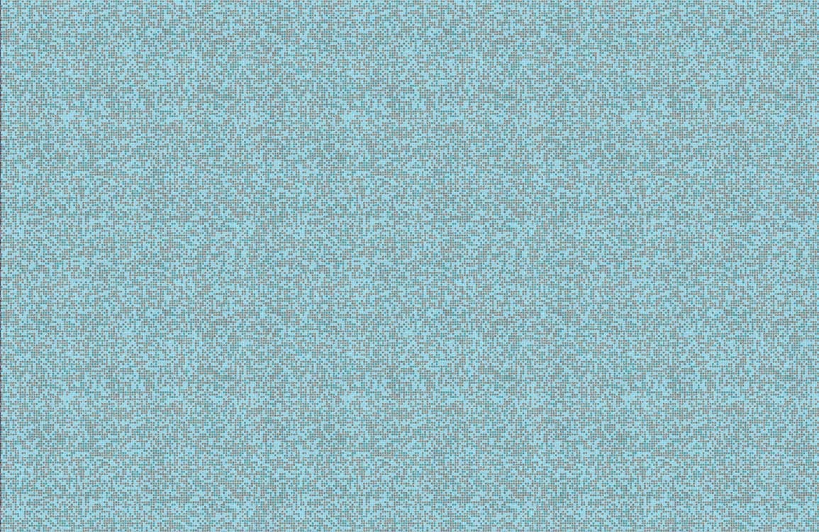 Wallpaper with a Turquoise Mosaic Pattern