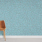 Wallpaper Mural Room in Turquoise Mosaics