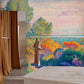 Women By the Shore Wall Mural Design